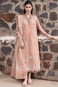 QL-2785-3 Piece Unstitched Heavy Embroidered Lawn Suit ( Heavy Embroidered Cotton Net Dupatta )