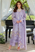 EL 2715-3 Piece - Unstitched Fully Embroidered Lawn Fabric