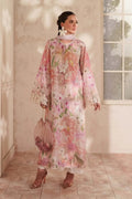 BQ 208-3 Piece Unstitched Embroidered Lawn Suit ( Printed Lawn Dupatta )