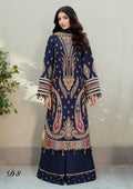 JZ 2990-3 Piece Unstitched Heavy Embroidered Dhanak Suit ( Dhanak Embroidered Shawl )