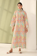 BQ-201-3 Piece - Unstitched Printed Lawn Fabric