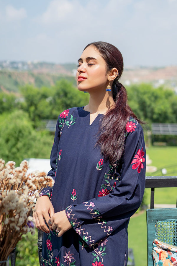 MB 70-2 Piece - Unstitched Embroidered Lawn Fabric