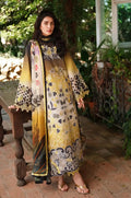 MB 206-3 Piece Unstitched Embroidered Lawn Suit ( Printed Lawn Dupatta )