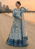 FS 1000-Lawn 3 Piece Unstitched Embroidery Frok With Premium Embroidery Organza Dupatta